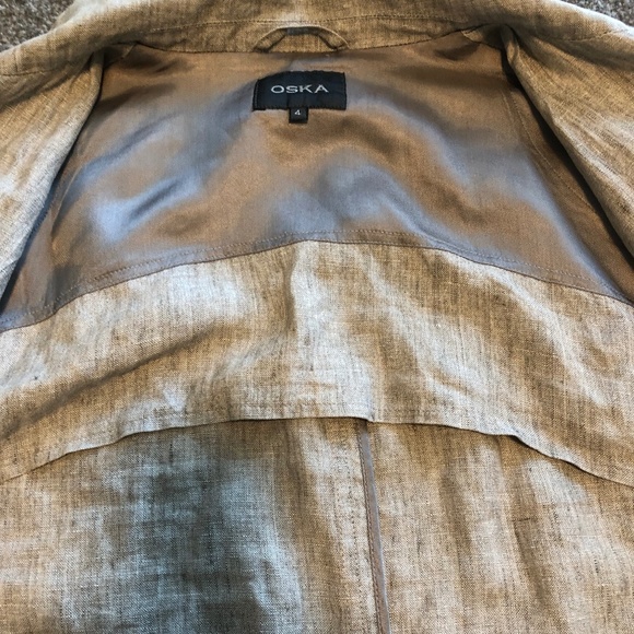 High quality Men's OSKA linen blazer - Picture 8 of 16